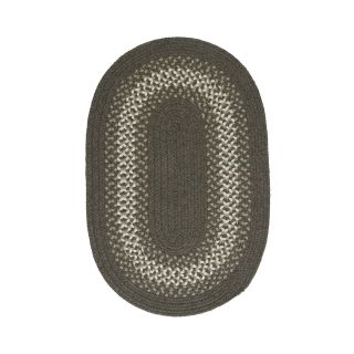 Oak Valley Reversible Braided Oval Rugs, Olive