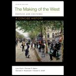 Making of West Peoples and Cultures, Concise