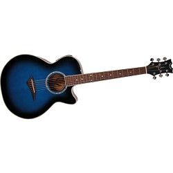Dean Performer E Electric Acoustic Guitar   Blue Burst
