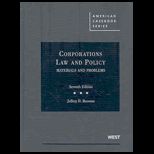 Corporations  Law and Policy, Materials and Problems
