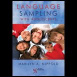 Language Sampling with Adolescents Implications for Intervention
