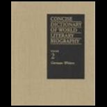 Concise Dictionary of World Literary B