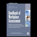 Handbook of Workplace Assessment