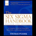 Six Sigma Handbook  Complete Guide for Greenbelts, Blackbelts, and Managers at All Levels   Revised and Expanded   With CD