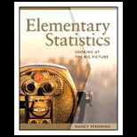 Elementary Statistics Looking at the Big Picture