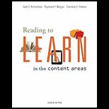 Reading to Learn in Content Areas