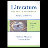Literature  Human Experience, Shorter   With CD