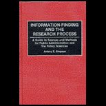 Information Finding and Research Process