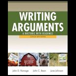 Writing Arguments Concise Edition Text Only