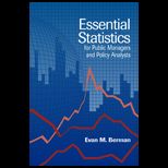 Essential Statistics for Public Managers and Policy Analysts / Text and Workbook with CD ROM