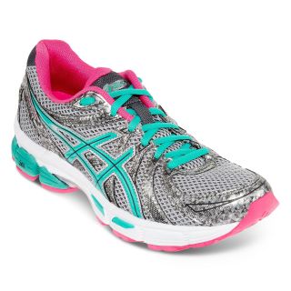 Asics GEL Exalt Womens Running Shoes, Grey/Pink
