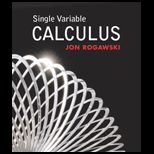 Single Variable Calculus, Volume 1