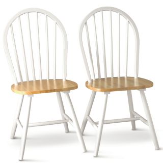 Willow Set of 2 Dining Chairs, White