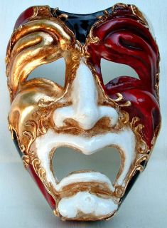 Multi Color Comedic Tragedy Theater Mask