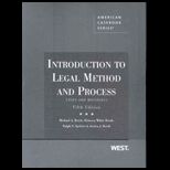 Introductioin to Legal Method and Process