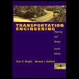 Transportation Engineering  Planning and Design