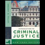 Introduction to Criminal Justice New York Edition