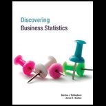 Discovering Business Statistics Text