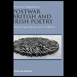 Concise Companion to Postwar British and Irish Poetry