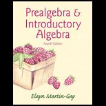 Prealgebra and Introductory Algebra (Cloth)