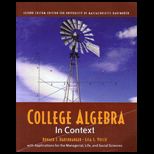 College Algebra in Context(Custom)