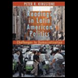 Readings in Latin American Politics  Challenges to Democratization