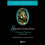 Eighteenth Century Poetry  Annotated Anthology