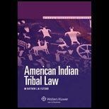 American Indian Tribal Law