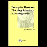 Enterprise Resrce. Planning Solution and Management