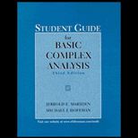 Basic Complex Analysis, Student Guide