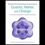 Quanta, Matter and Change   Solution Manual