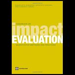 Handbook of Impact Evaluation