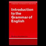 Intro. to Grammar of English