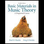 Basic Materials in Music Theory   With CD