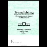 Franchising  Contemporary Issues and Research