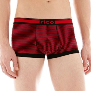 RICO 2 pk. Cotton Stretch Trunks, Red/Black, Mens