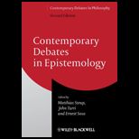 Contemporary Debates in Epistemology