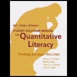 Quantitative Literacy   Student Solution Manual