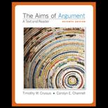 Aims of Argument  Text and Reader