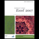 Microsoft Office Excel 2007 Comprehensive   With CD