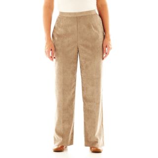 Alfred Dunner Ice Queen Pull On Corduroy Pants   Plus, Mocha, Womens
