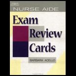 Nurse Aide Examination Review Cards With Audio Cd