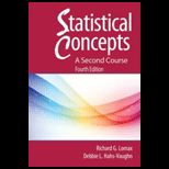 Statistical Concepts Second Course