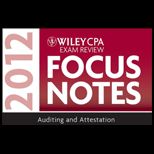 Wiley CPA Examination Rev. Focus Note Auditing