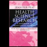 Health Science Research  A Handbook of Quantitative Methods