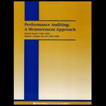 Performance Auditing  A Measurement Approach
