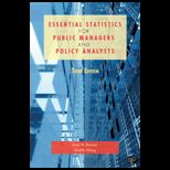Essential Statistics for Public Managers and Policy Analysts Text Only