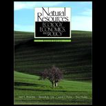 Natural Resources  Ecology, Economics, and Policy