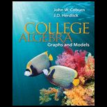 Student Solutions Manual for College Algebra Graphs & Models