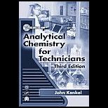Analytical Chemistry for Technicians   With CD